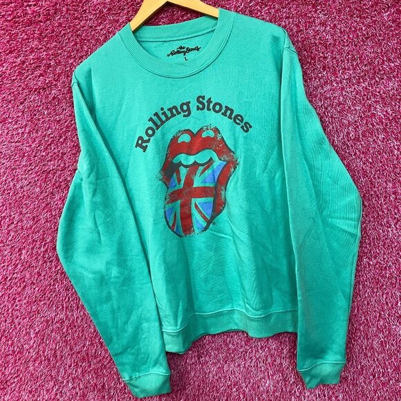 The Rolling Stones Tongue Logo Crewneck size Large - Picture 3 of 4